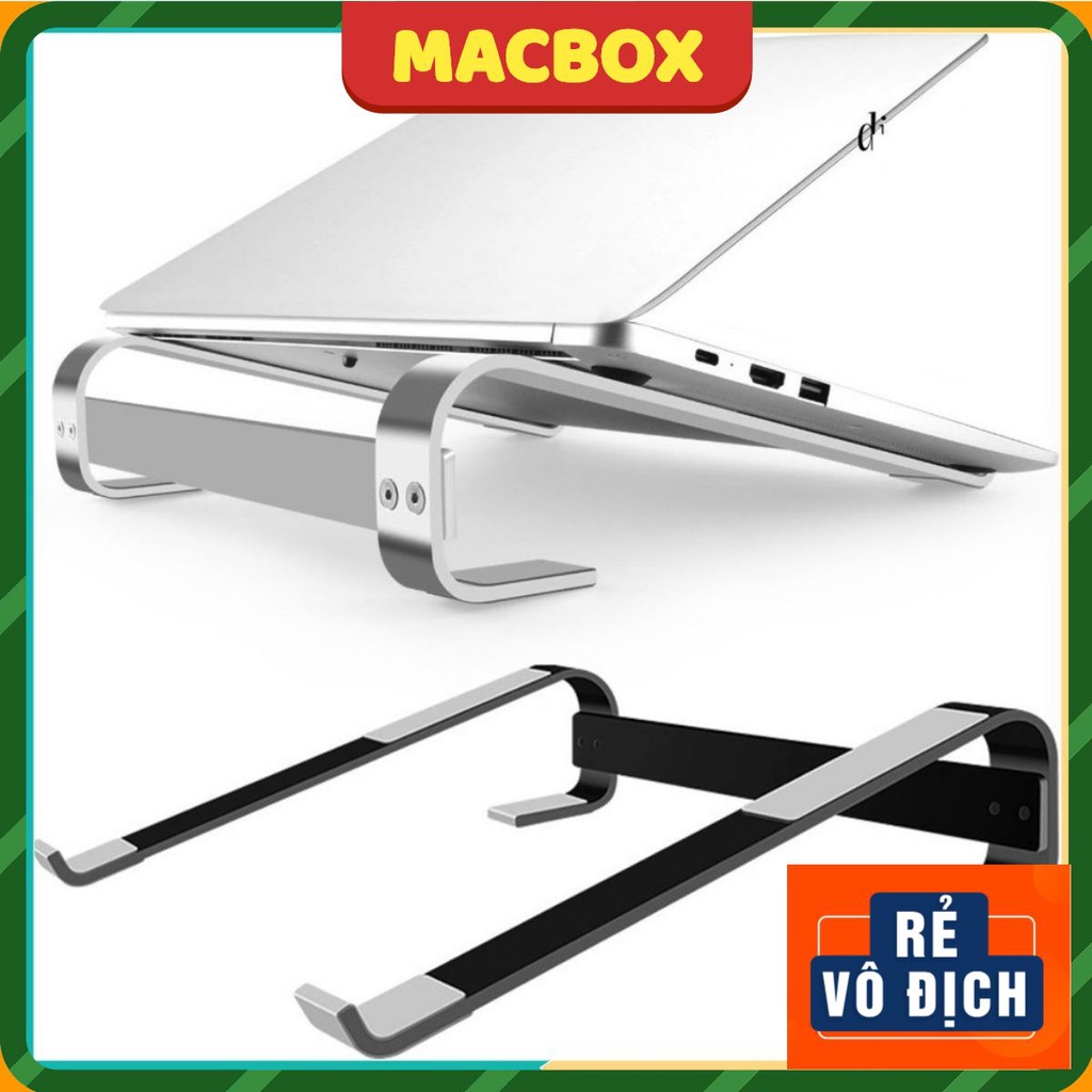 Giá đỡ, kệ tản nhiệt chữ U cong cho Macbook, Laptop Làm Bằng hợp kim nhôm, kệ kê tản nhiệt làm mát máy tính.