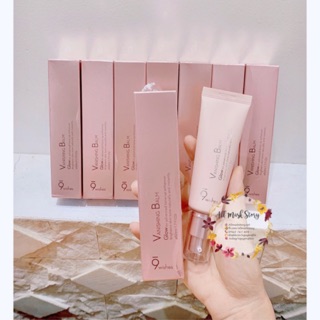 KEM DƯỠNG 9WISHES VB VANISHING BALM GLOW TONE UP CREAM (tuýp hồng) 50ml