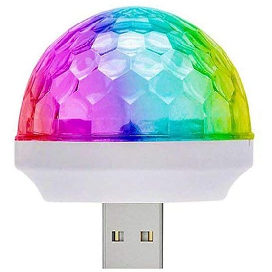 7-color LED disco party lights, lights will blink to the music