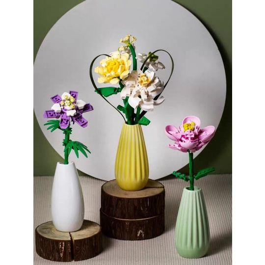 Đồ chơi lắp ráp SLUBAN hình hoa xinh xắn cho trẻ em