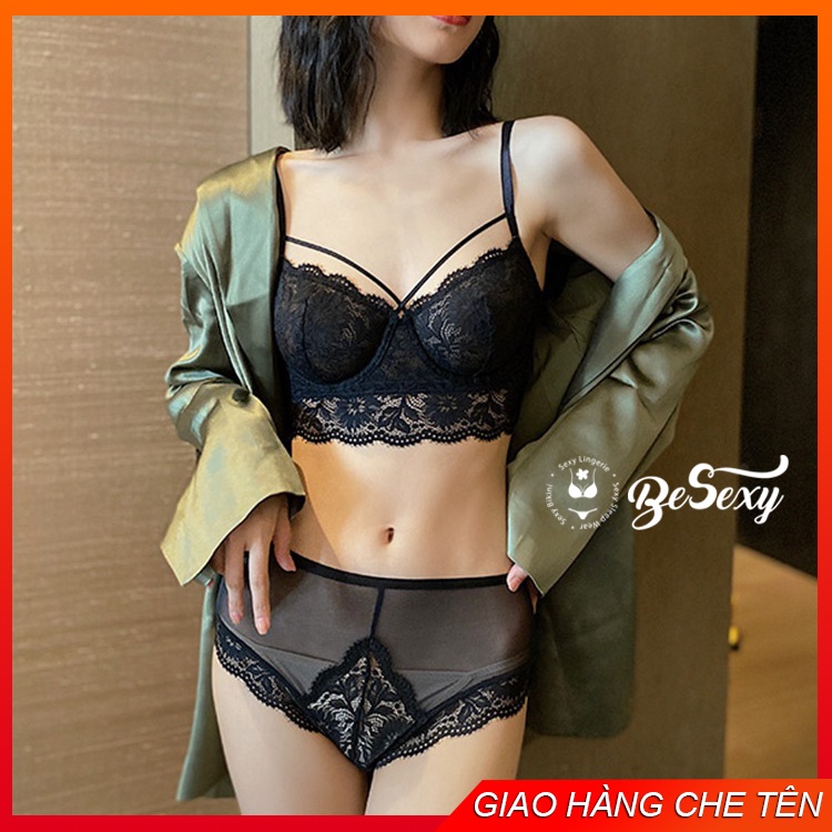 Bộ Lót Ren Mềm Có Gọng Không Đệm Cực Sang Chảnh | BigBuy360 - bigbuy360.vn
