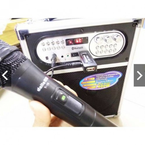 MICRO KHÔNG DÂY DAILE/SHUAE V10 - Hỗ trợ các thiết bị có jack cắm 3.5mm và 6.5mm