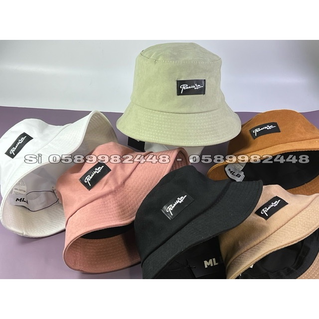 NÓN TAI BÈO VẢI NHUNG LOGO DA ĐEN CỰC ĐẸP VẢO NHẬP CỰC HOT NAM NỮ (CHUYÊN SỈ LẺ MŨ NÓN THỜI TRANG)