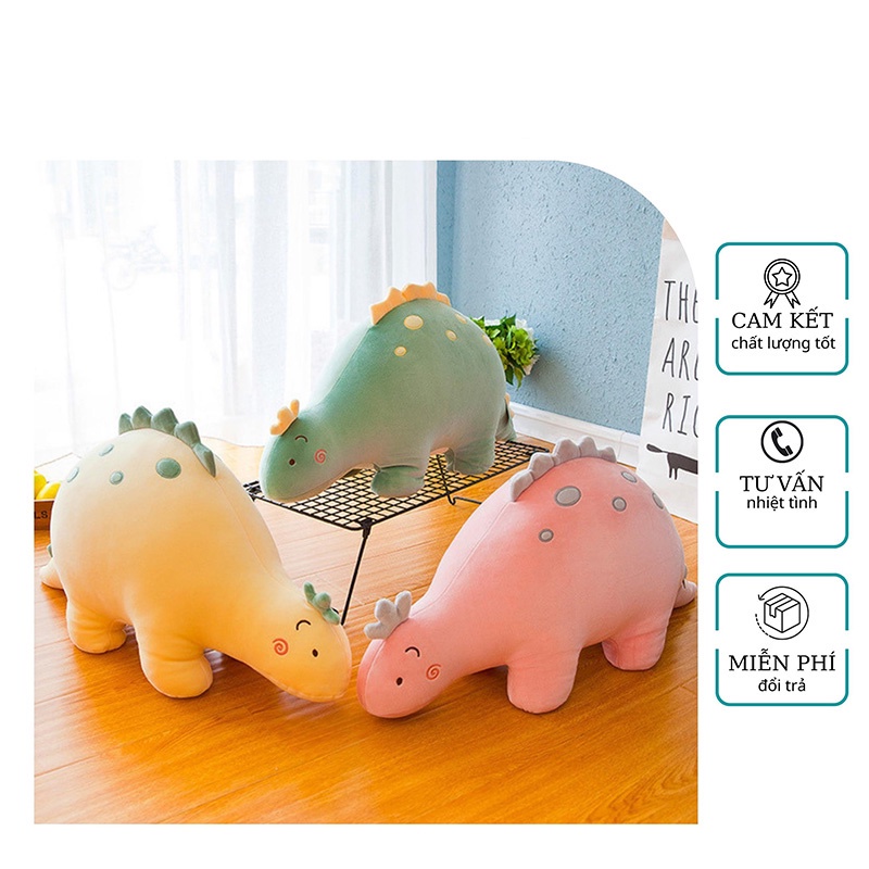 Gấu bông Khủng Long bò ngộ nghĩnh, gấu bông mini cho bé - size 40cm