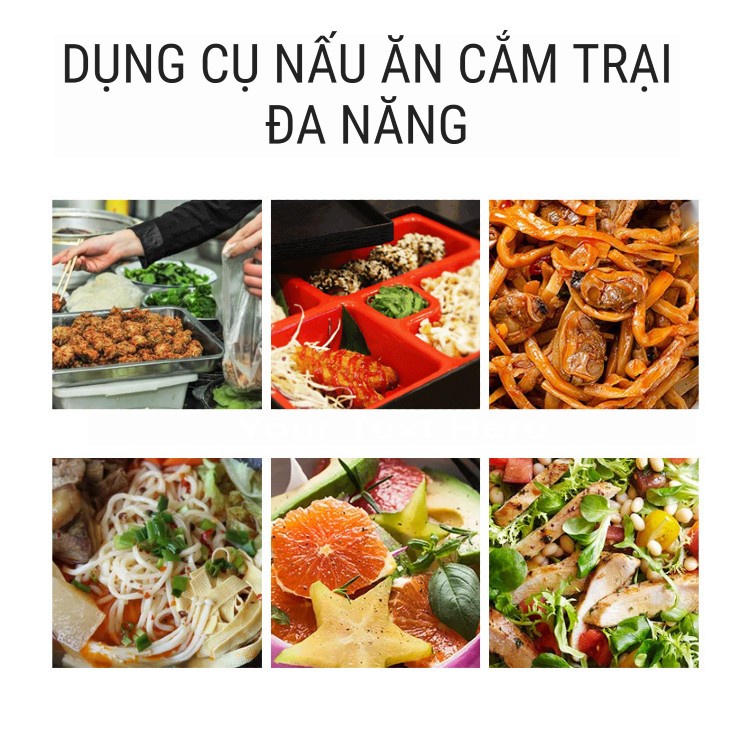 Bộ nồi chảo cốc hiệu CAMEL 8 món, dã ngoại du lịch cắm trại gọn nhẹ, xuất nhật [DCP2]