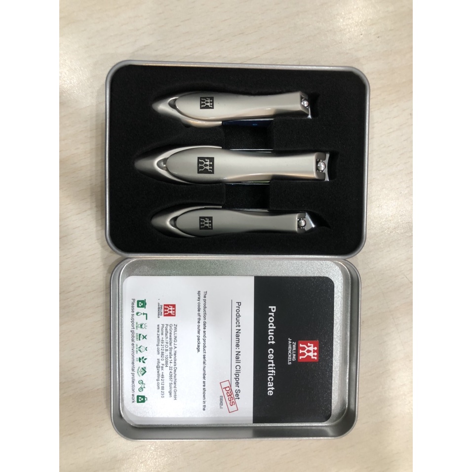 Bộ 3 bấm móng tay, móng chân và bấm da cao cấp Fullbox Zwilling Nhập Khẩu Chính Hãng Đức- Một Mí Store