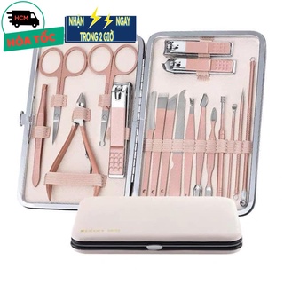 Bộ bấm móng tay 18 món, dụng cụ làm móng 18 món cao cấp
