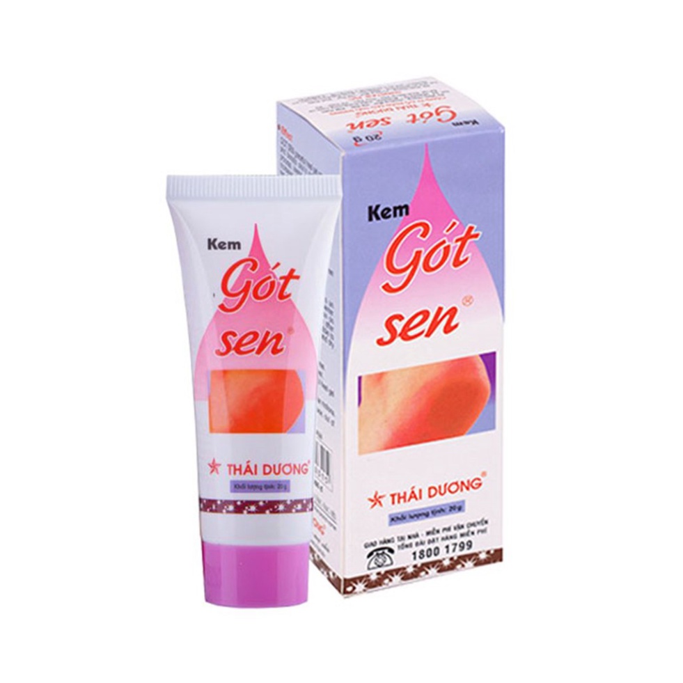 [Chính hãng] Kem Gót Sen dưỡng ẩm Da khô nứt nẻ gót chân, tay - 20gr  Date mới