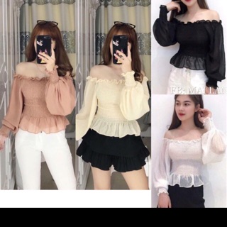 Áo Nhúng trễ vai kèm ảnh thật cuối