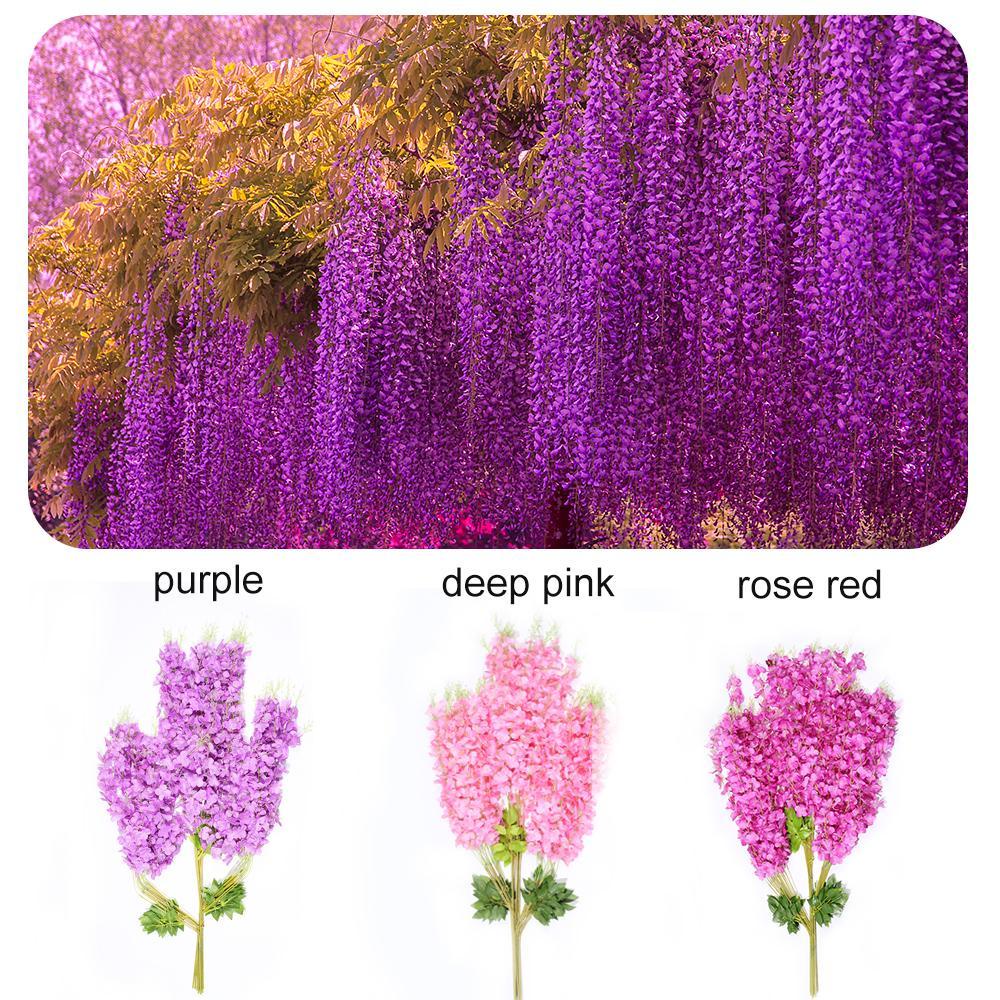 KUNHEV Hoa Mẫu Đơn Giả Bằng Lụa 110CM Treo Trang Trí Nhà Cửa / Tiệc Cưới