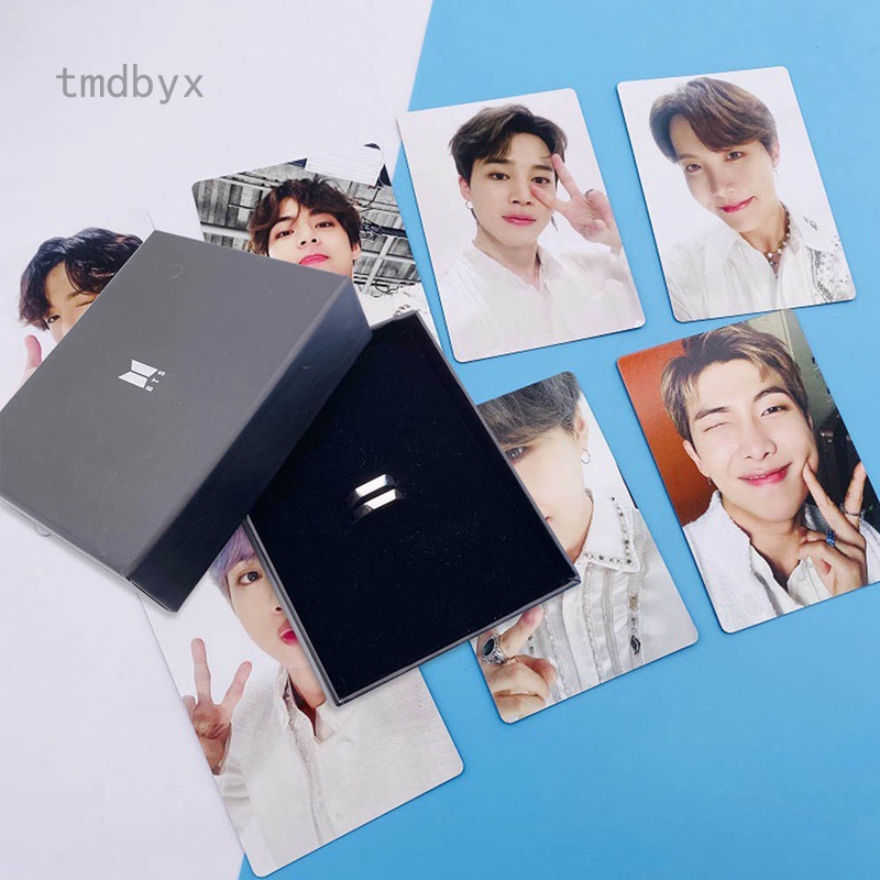 Tmdbyx Bộ Nhẫn Kèm 7 Thẻ Hình Thành Viên Nhóm Nhạc Bts