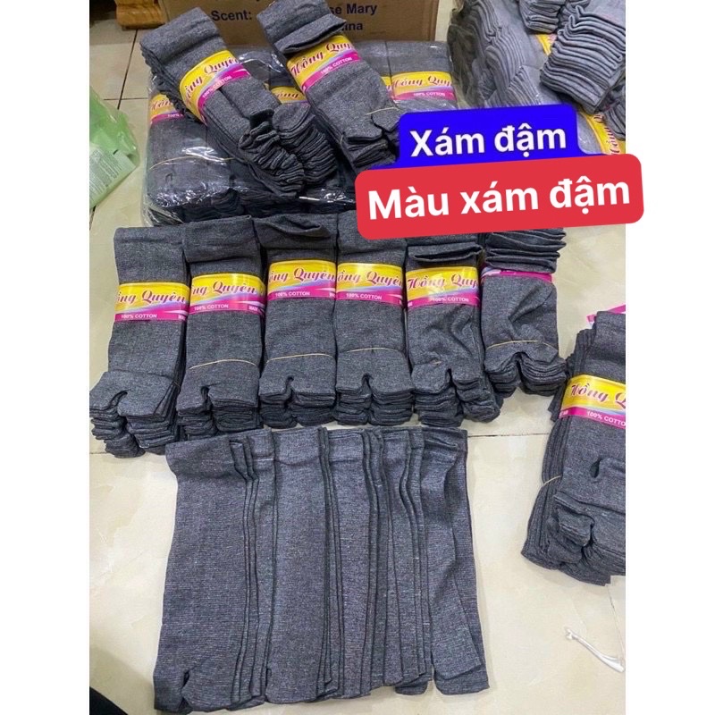 HCM Sét 10 Đôi Vớ Đi Nắng Tốt cotton dày dặn êm chân ko xù lông