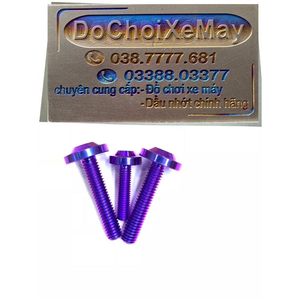 3 con ốc gắn baga ( xe có gắn thêm baga ) cho Winner , Sonic chất liệu Titan Gr5 DoChoiXeMay
