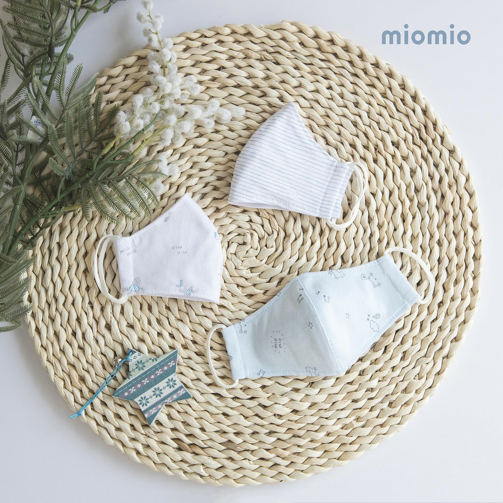 Miomio. Khẩu trang vải cho bé (set 3 cái)