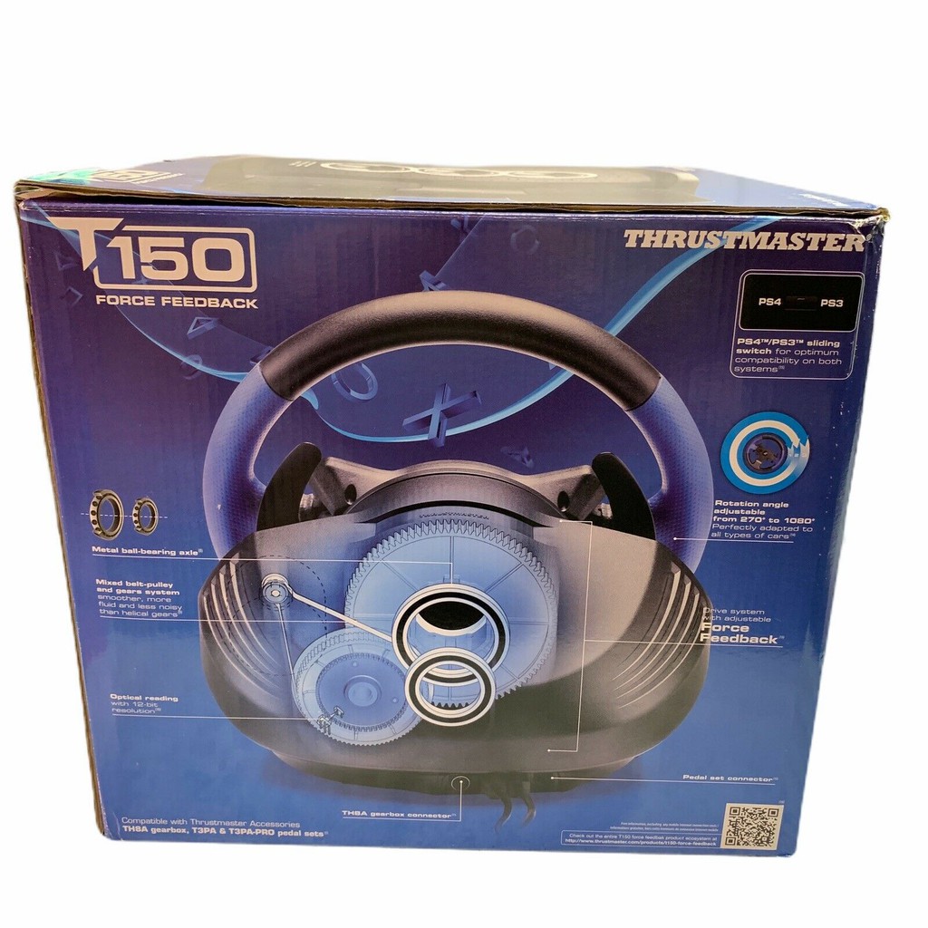 Vô lăng ThrustMaster T150 Rs FFB Force Feedback (Support PS5 /PC)