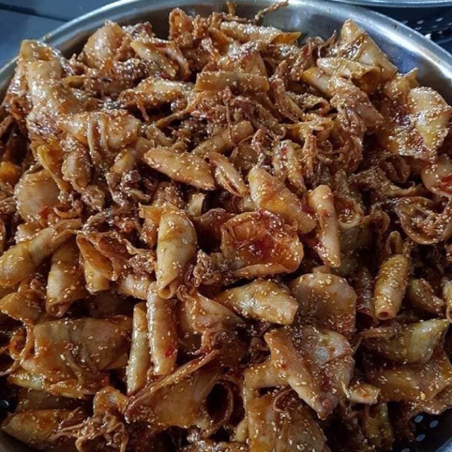 Mực rim mặn Ngọt cay cay