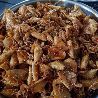 Mực rim mặn Ngọt cay cay