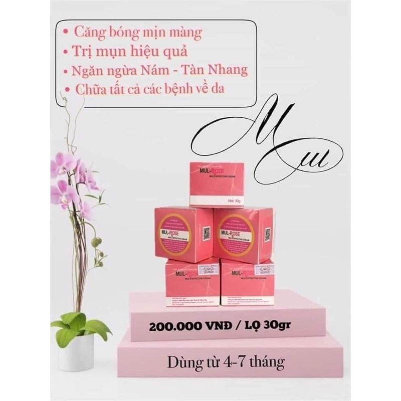 Kem Dưỡng Da Mul-Rose - LÀ PHỤ NỮ PHẢI LUÔN XINH ĐẸP ĐÚNG KHÔNG NÀO.