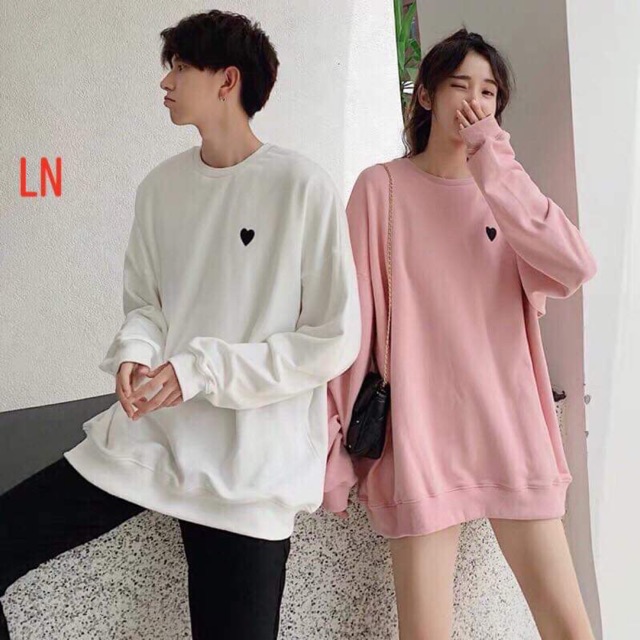 Áo thun tim đen nhỏ bo tay LNG0919