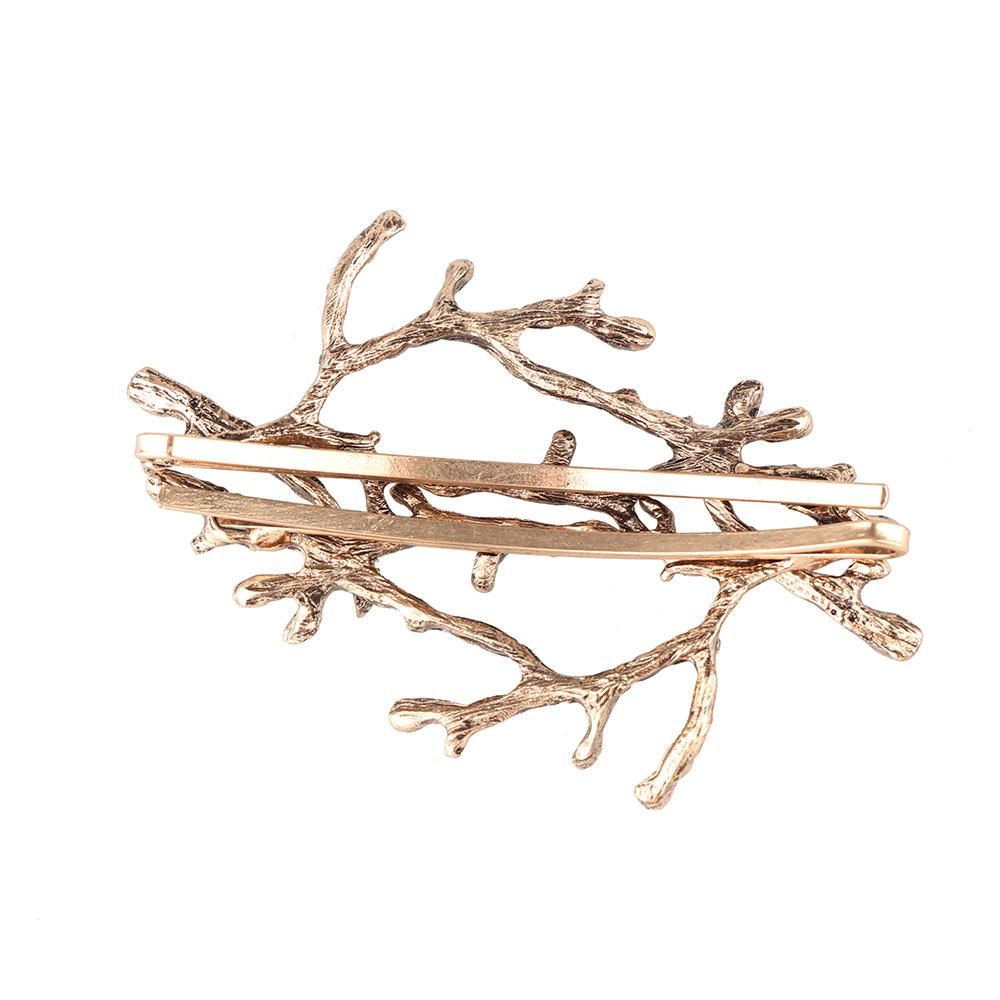 Set 2 Kẹp Tóc Hình Cành Hoa Lá Dành Cho Nữ EUCA