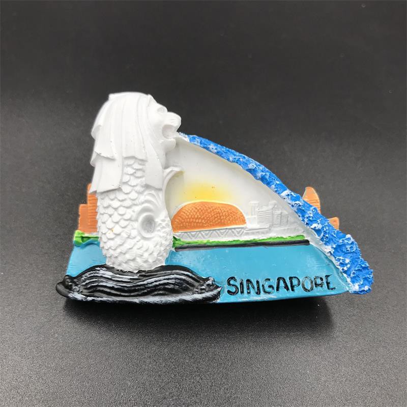 Nam Châm Dán Tủ Lạnh Bằng Nhựa resin Phong Cách Úc Nước Nga Maroccan vienna