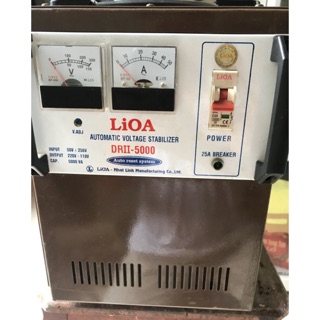 Ổn áp LIOA 5kw (5kva) dải 50, 90-250v dây đồng rất nặng chính hãng mới 98% BẢO HÀNH 12 tháng