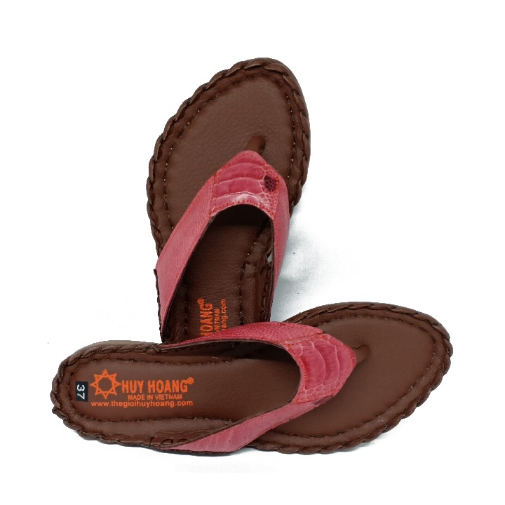 Dép nữ da đà điểu nhiều loại nhiều màu HP7409-10-11-12