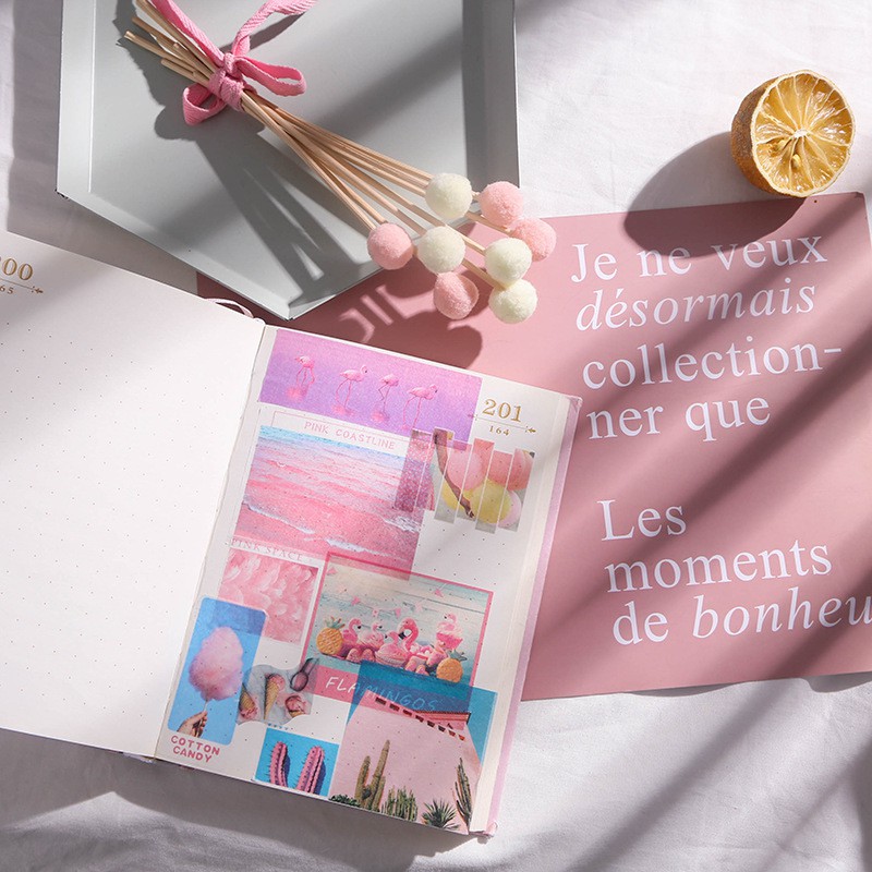 Enjoymore✨ Set 40 Miếng Dán Phong cách Instagram Trang Trí Sổ Kế Hoạch Bộ Washi Sticker