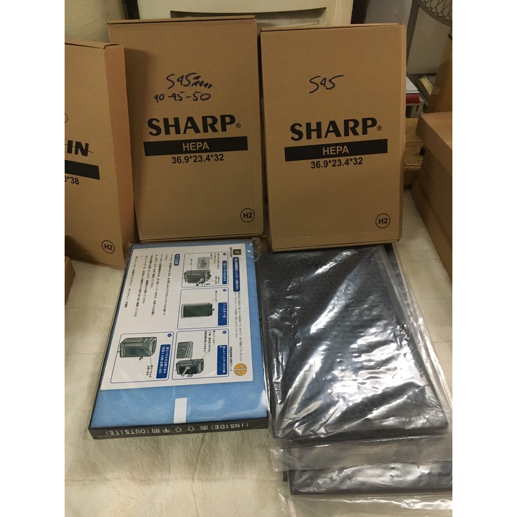 Màng Lọc HEPA + THAN Máy Lọc SHARP 40 45 50 MÃ KC-ABWYZ40-45-50