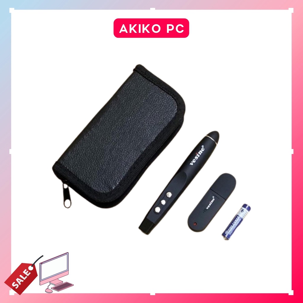 Bút trình chiếu slide Vesine Arigato VP101 Logitech R400 mới 100% bảo hành nhanh gọn tại AKIKO AKVP01