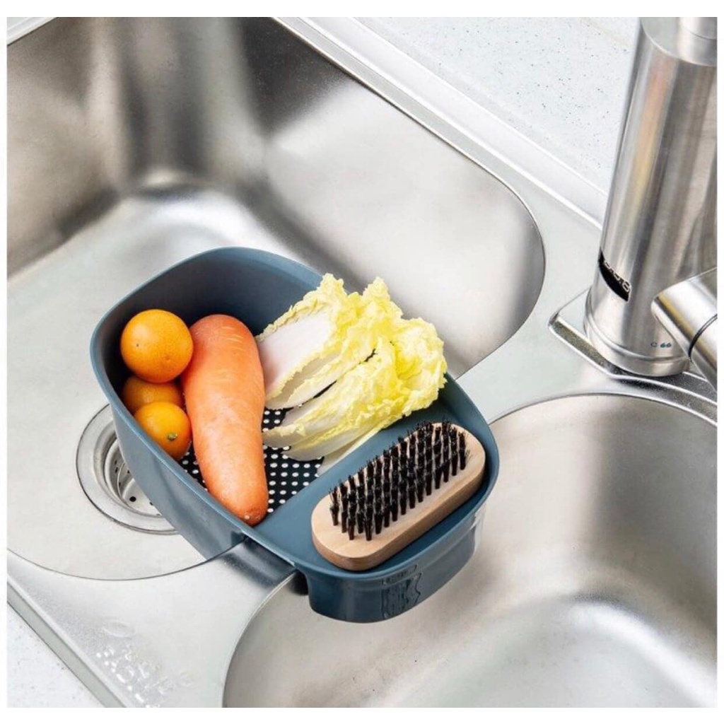 [Mãu mới 2021] Khay Nhựa Bầu Dục Đa Năng Lọc Rác, Gài Bồn Rửa Chén, Bồn Rửa Bát – Rổ Nhựa Đựng Giẻ Rửa Chén – Xà Phòng | BigBuy360 - bigbuy360.vn