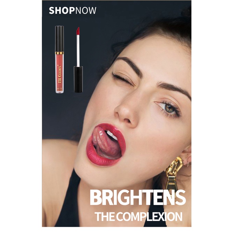 Son Môi Dạng Lỏng Lâu Trôi Chống Thấm Nước Nhanh Khô Lên Màu Đẹp