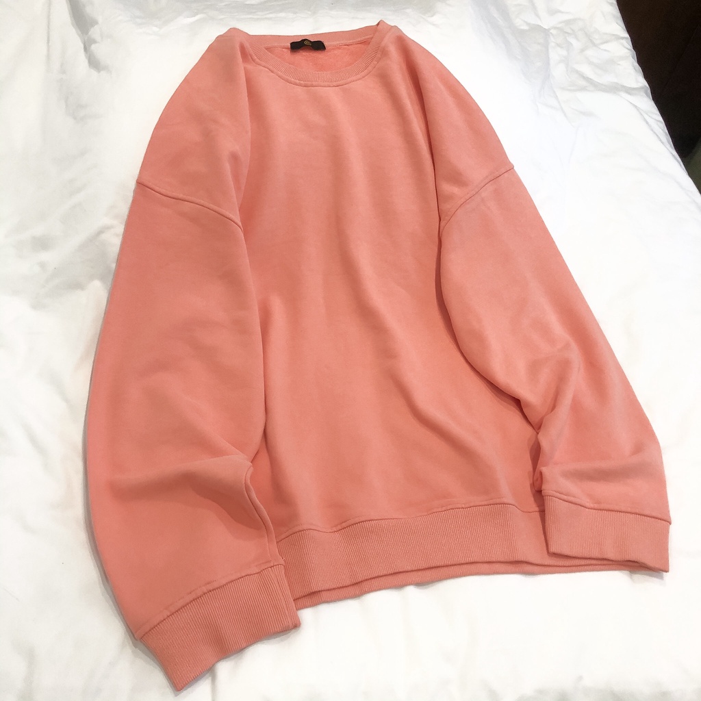 Áo Sweater nam nữ MEANSTORE nỉ da cá oversize Unisex form rộng Ulzzang Hàn Quốc chất mềm mịn - Tím | BigBuy360 - bigbuy360.vn