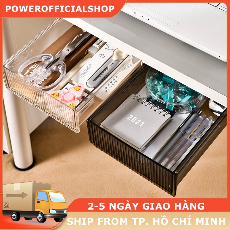 Ngăn bàn dưới bàn hộp đựng bút chì hộp văn phòng phẩm hộp bút chì