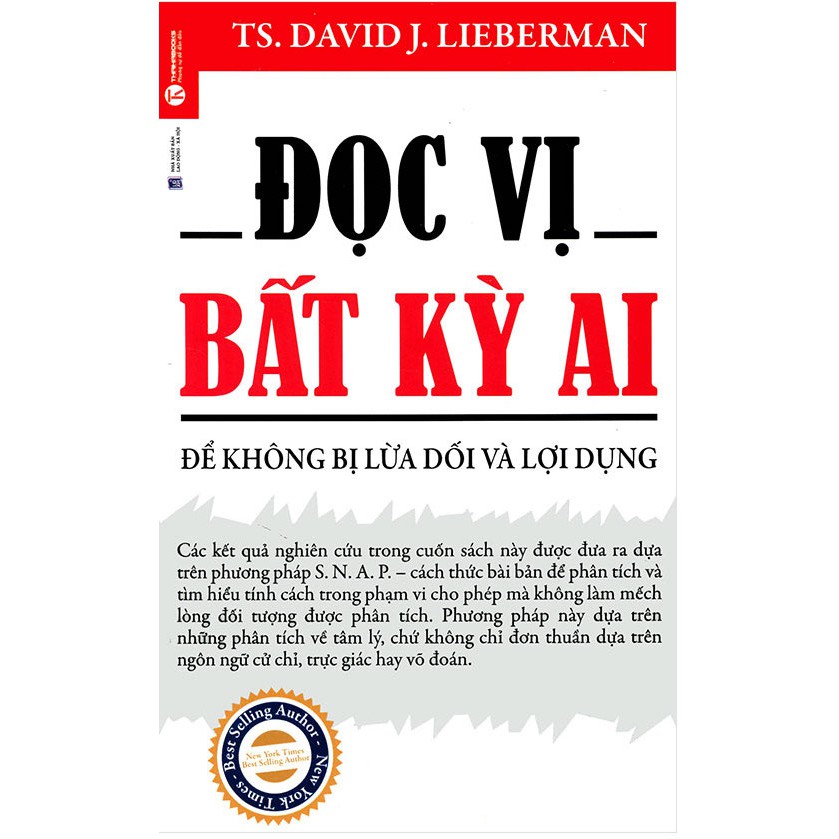 Sách - Đọc Vị Bất Kỳ Ai - Để Không Bị Lừa Dối Và Lợi Dụng (2019)