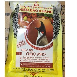 Thức ăn cho chim chào mào hiển bảo khánh số 1 gói 200g