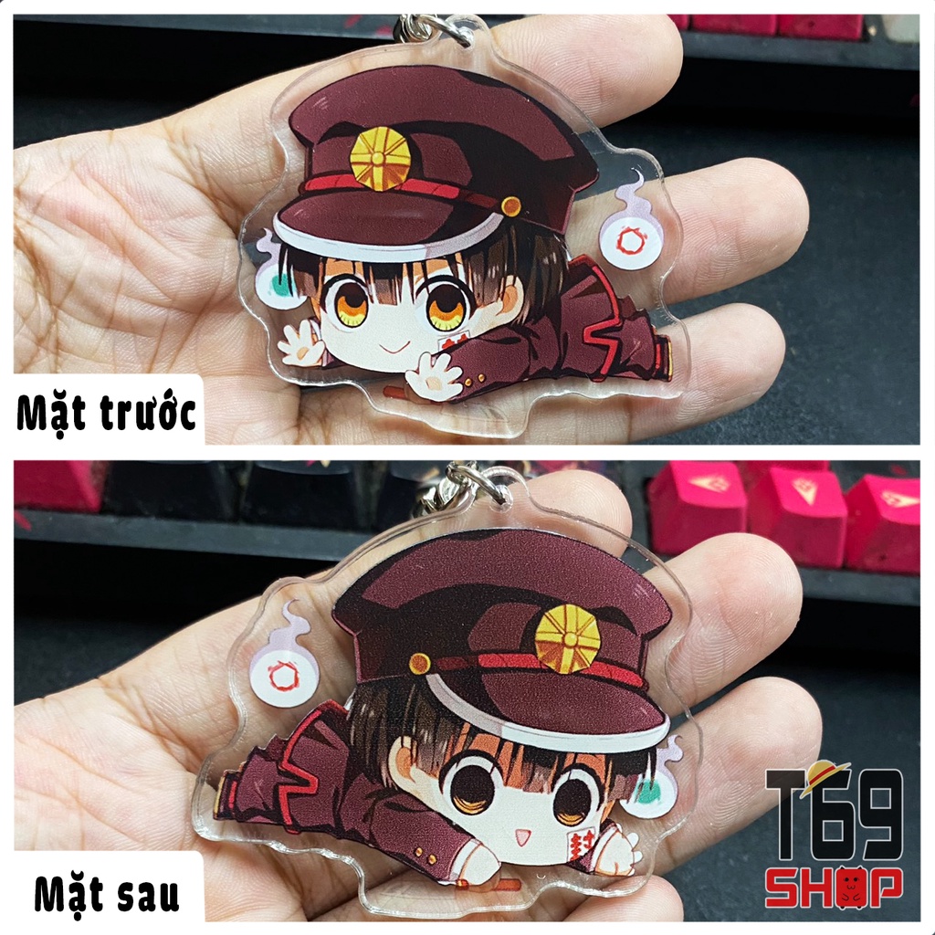 Móc khóa mica anime Jibaku Shounen Hanako-kun - Mẫu 2 (Loại cao cấp - Hình in ép giữa 2 mặt mica)