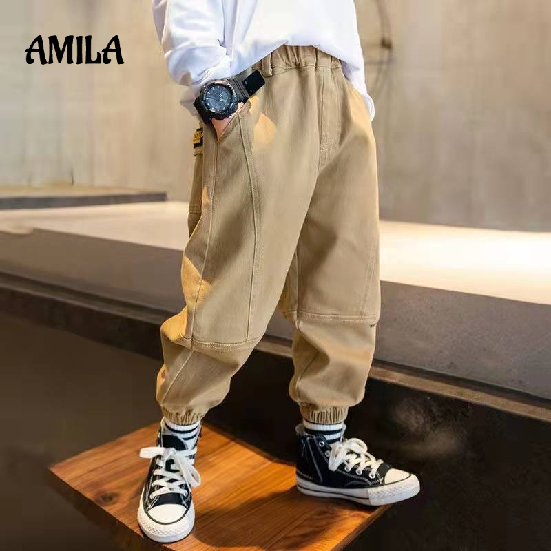 Quần dài AMILA phong cách Hàn Quốc năng động cho bé trai