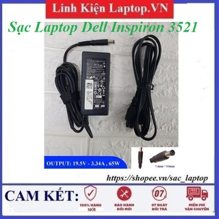 Sạc laptop Dell Inspiron 3521 có đèn báo