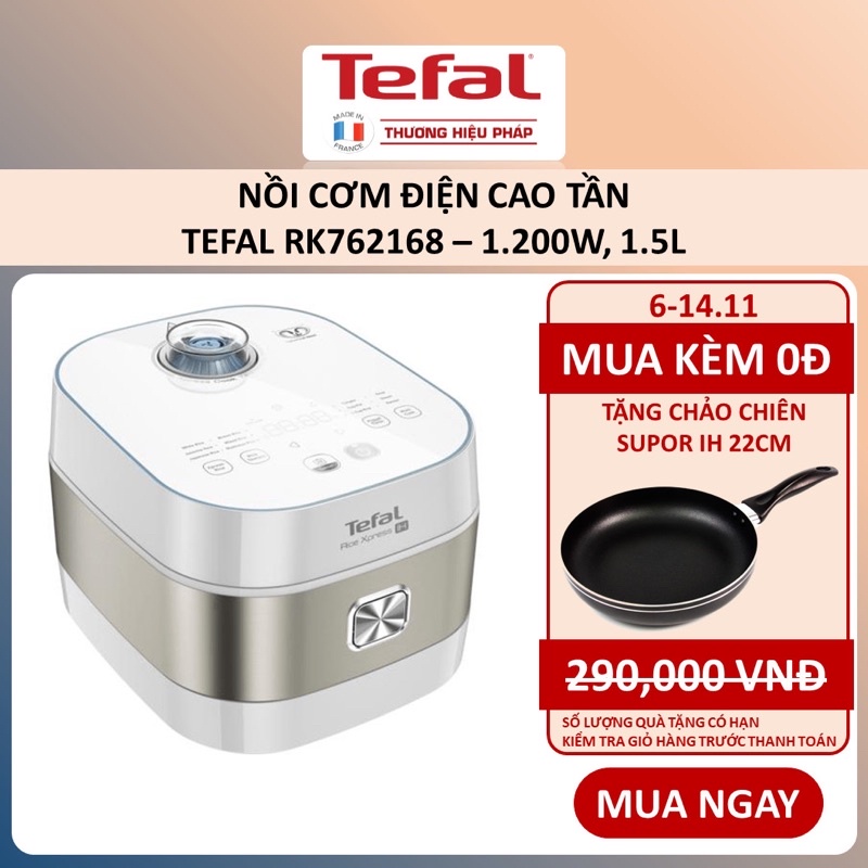 Nồi cơm điện cao tần Tefal RK762168 1.5L