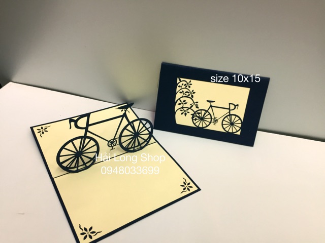 Xe đạp 1 - Bike - Thiệp 3D | BigBuy360 - bigbuy360.vn