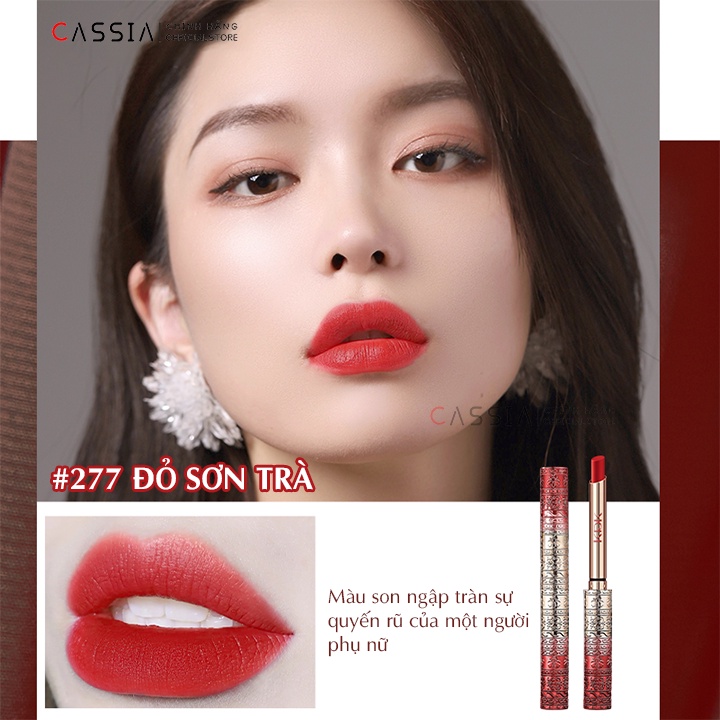 Set son thỏi lì điêu khắc hoa văn 4 cây dưỡng môi lâu trôi, Set son lì nội địa trung KDK 4 màu hot trend siêu tôn da