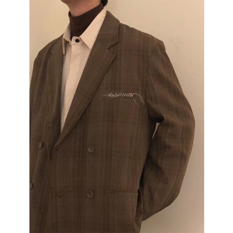 Áo khoác blazer màu trơn họa tiết caro phong cách hàn quốc thời trang cho nam và nữ top áo khoác jacket nam simple áo khoác nỉ nam bigsize  áo khoác thời trang nam unisex