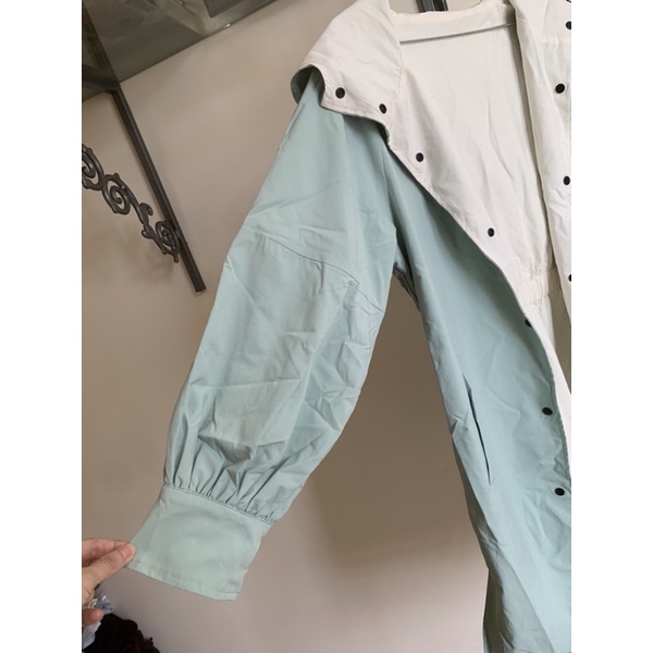 KHOÁC GIÓ XANH BẠC HÀ