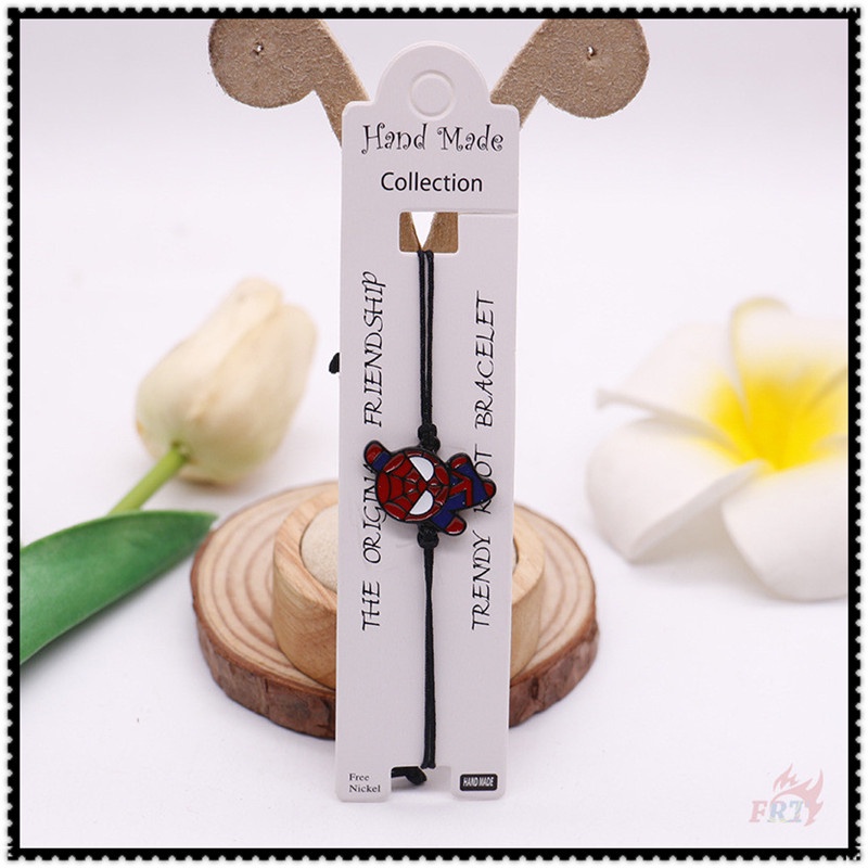 ☀ Vòng Tay Người Nhện - Siêu Anh Hùng ☀ 1 Vòng Đeo Tay Phong Cách Vintage Có Thể Điều Chỉnh Hình The Avengers