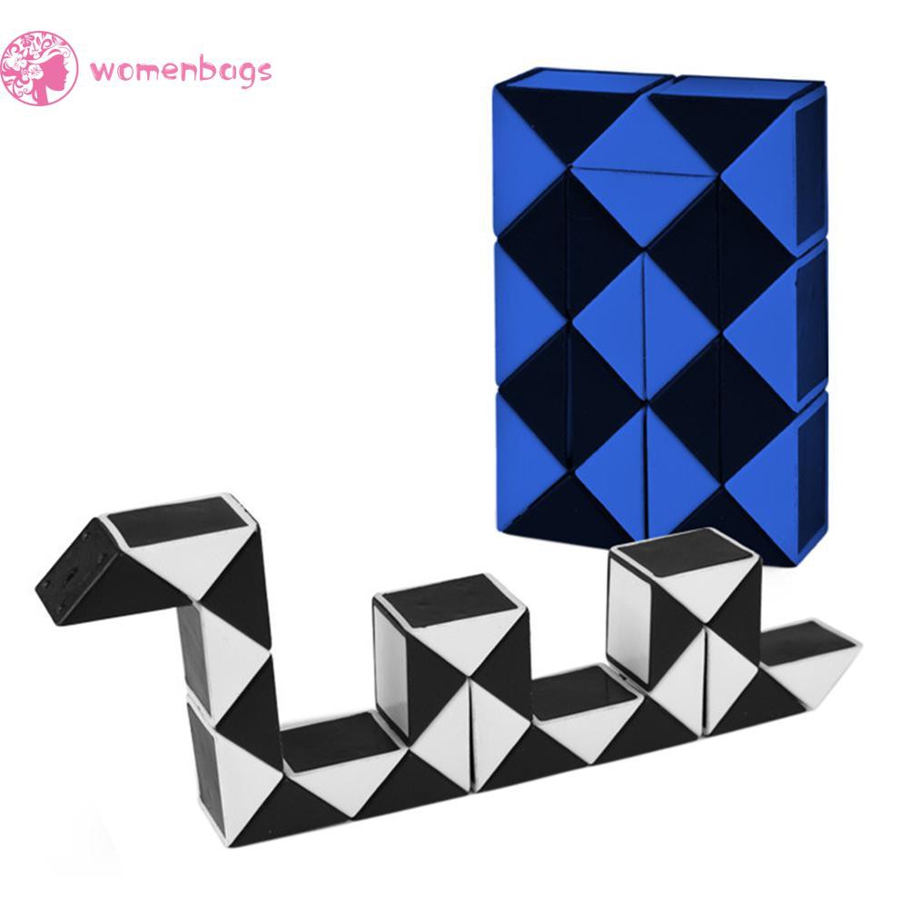 ✿WB✿ 24 Blocks Children 3D Magic Cube Twist Logic Brain Teaser Game Toy Puzzle