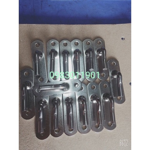 Móc bạt inox. móc bạt thành thùng xe tải hàng dày đẹp chắc chắn
