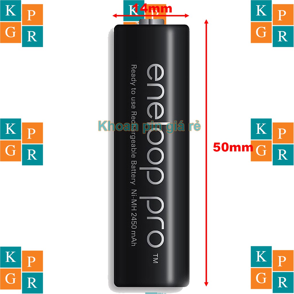 KPGR Pin sạc AA eneloop pro 2500mah Ni-MH