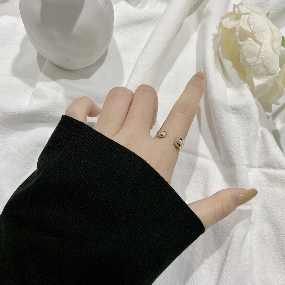 Nhẫn Dạng Mở Bằng Kim Loại Nhiều Màu Tùy Chỉnh Phong Cách Punk Mới Cho Nữ