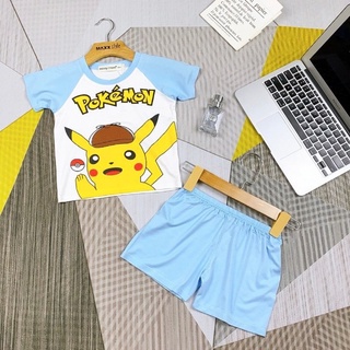 áo thun lạnh tay raplan pokemon